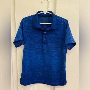Slazenger Blue and Navy Striped Performance Polo